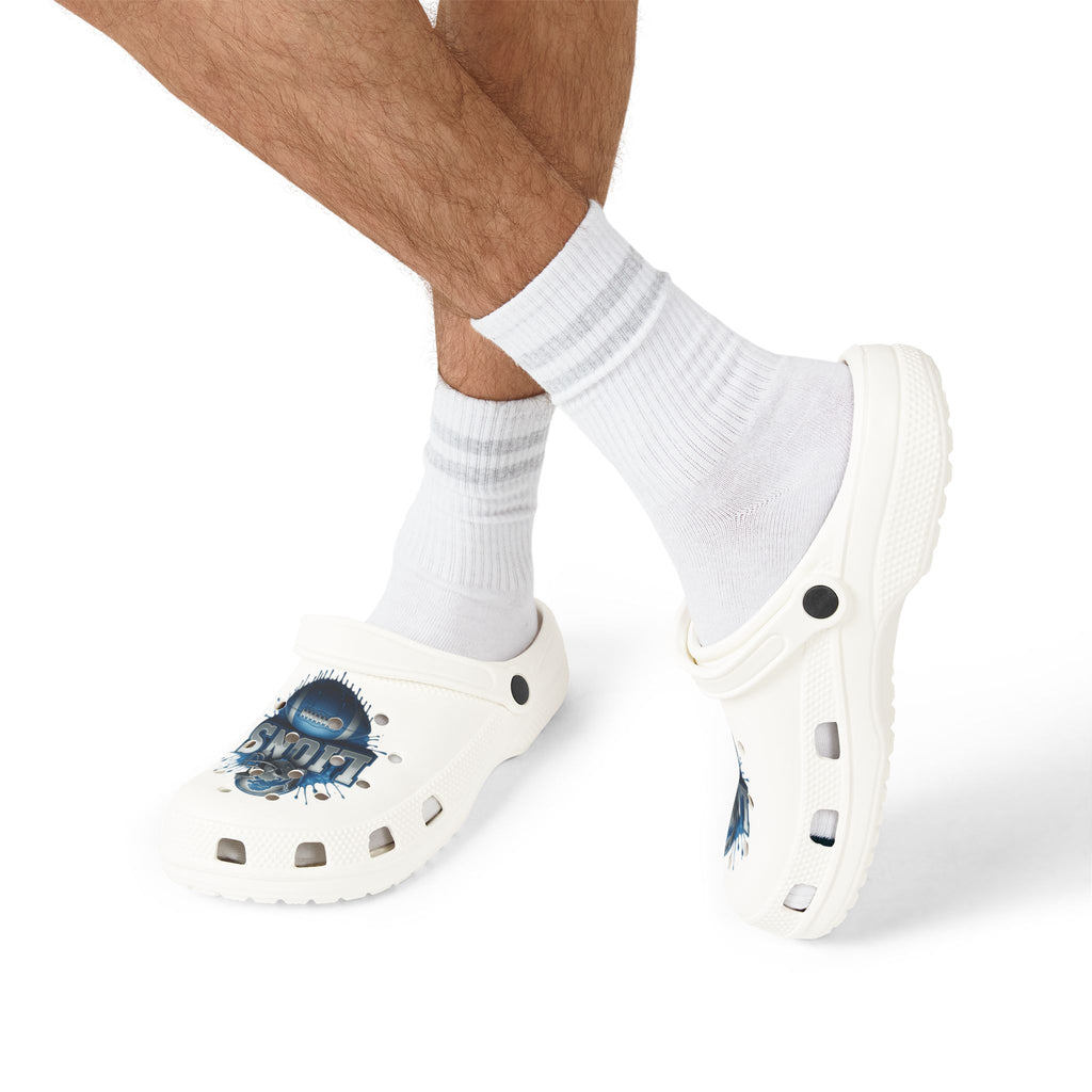 Lions Graphic EVA Foam Clogs — Lightweight Casual Slip-On Shoes