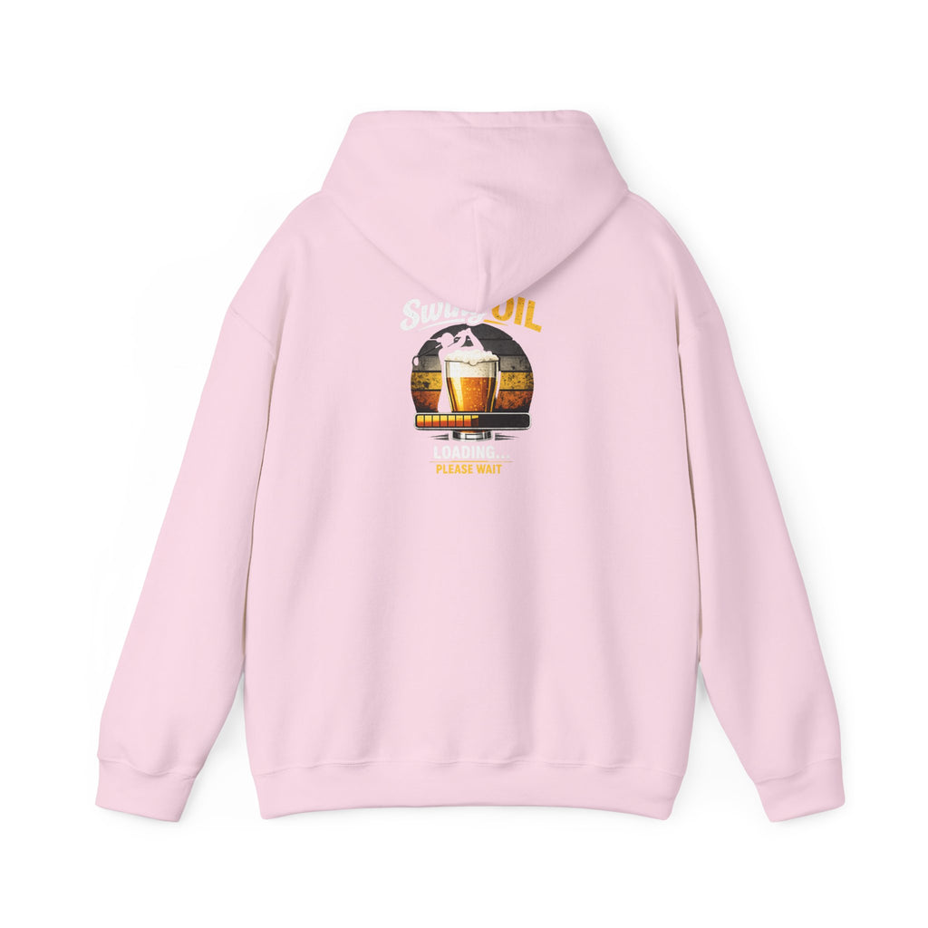 Swing Oil Logo Hoodie | Brewery Pint Graphic, Vintage Taproom Emblem