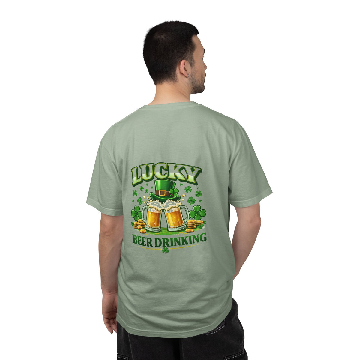 St. Patrick's Lucky Beer Drinking T-Shirt