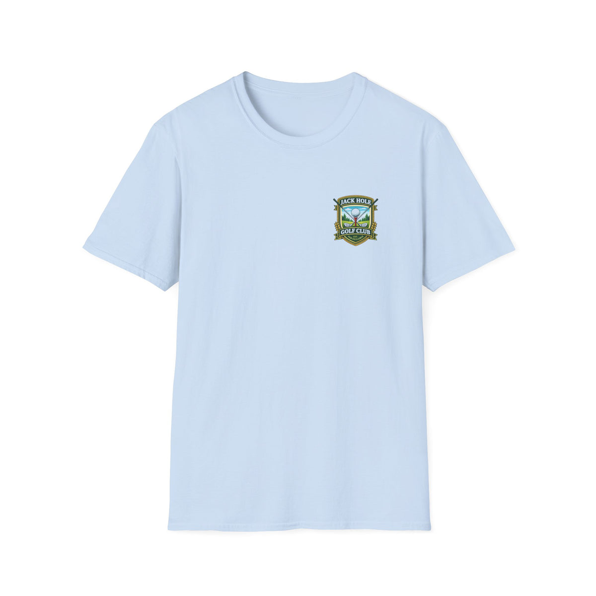 19th Hole Training Team T-Shirt | Golf Logo, Beer Cheers, Golf Ball & Clubs