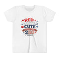 Red White & Cute Celebrating 250 Years Youth Tee | Patriotic Kids Shirt