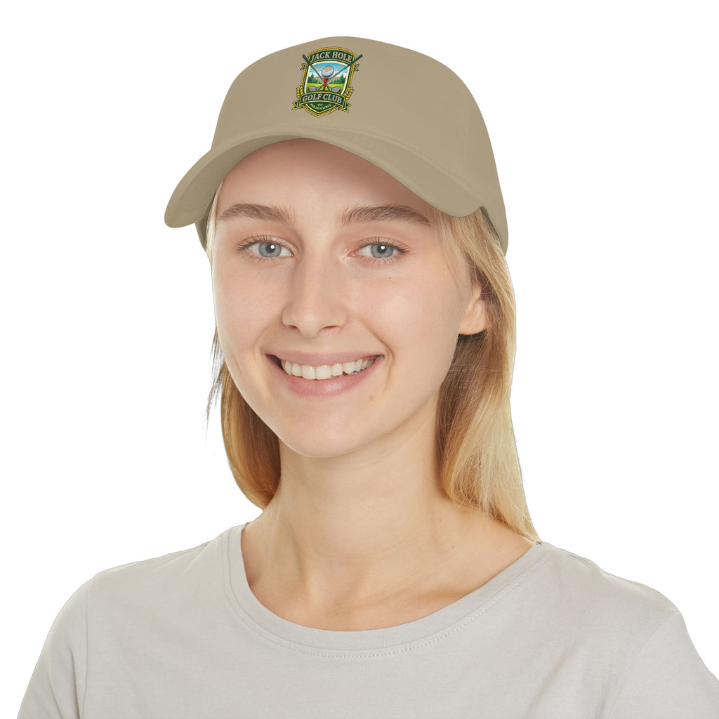 Jack Hole Golf Club crest Baseball Cap | embroidered golf logo