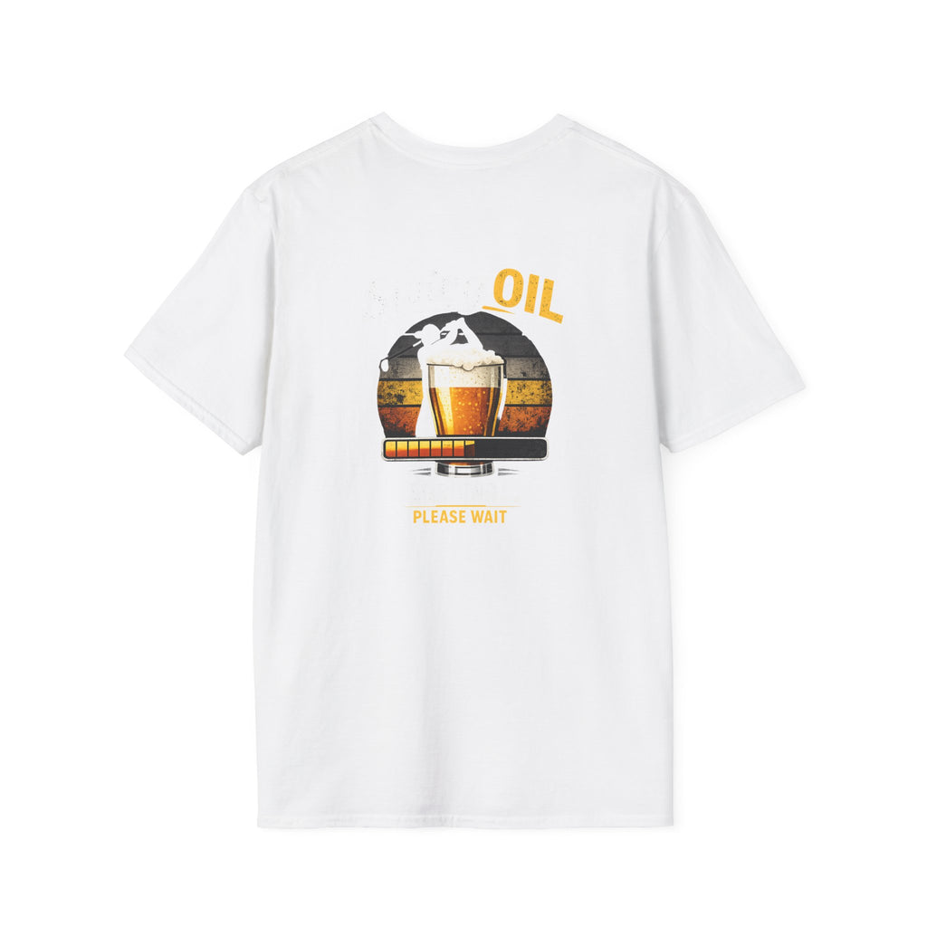 Swing Oil Company T-Shirt | Vintage Brewery Logo, Beer Glass Illustration