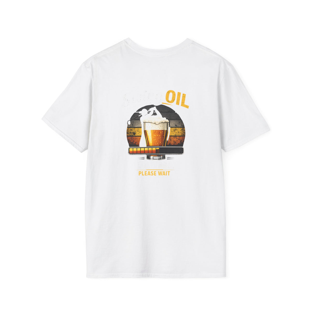 Swing Oil Company T-Shirt | Vintage Brewery Logo, Beer Glass Illustration