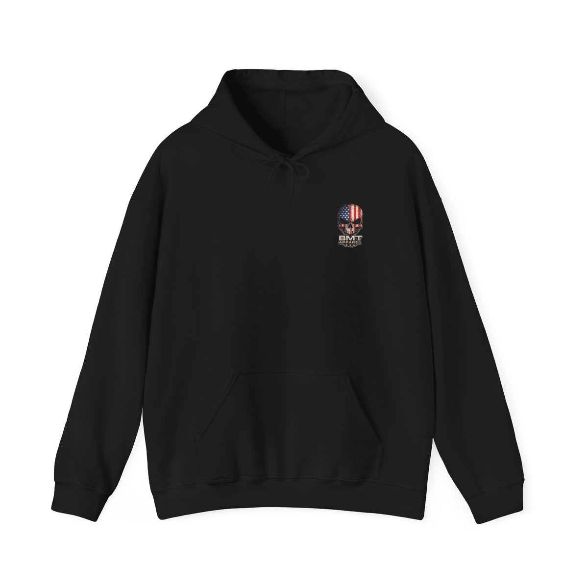 American Flag Skull Hoodie | BMT Apparel patriotic skull sweatshirt
