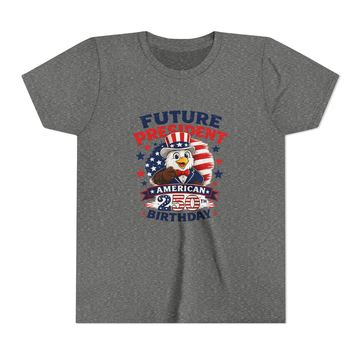 Future President Eagle Youth Tee | American 250th Birthday Patriotic Shirt