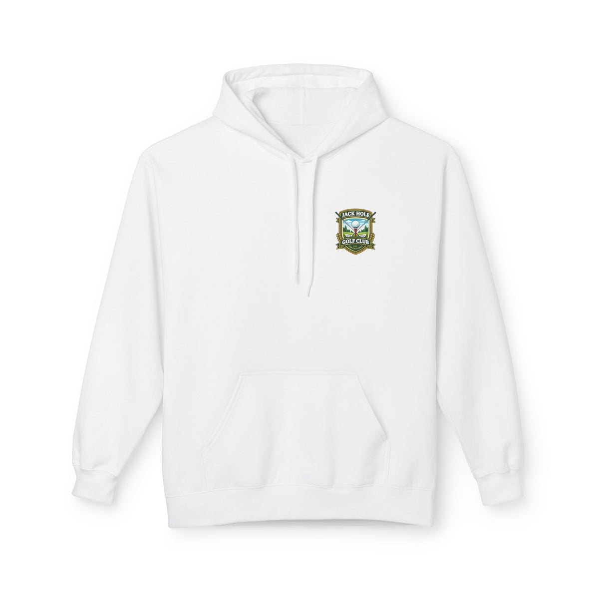 Fairways are Overrated Illustration Hoodie | 'Fairways Are Overrated' Woodland Golf Design