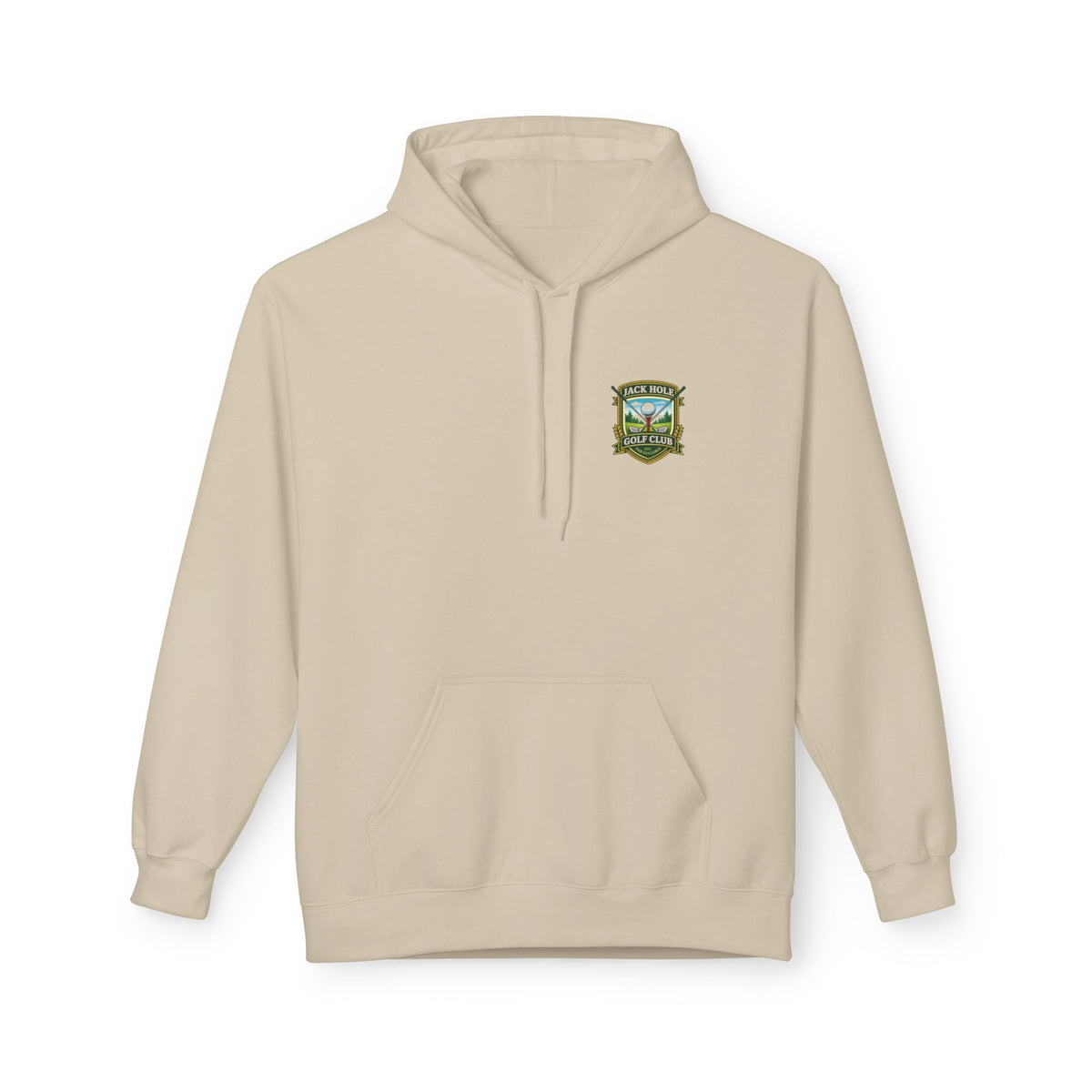Fairways are Overrated Illustration Hoodie | 'Fairways Are Overrated' Woodland Golf Design