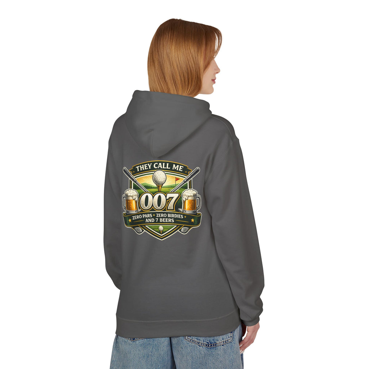 007 Pool Shark Hoodie – "They Call Me 007" Billiards & Beer Graphic Hoodie