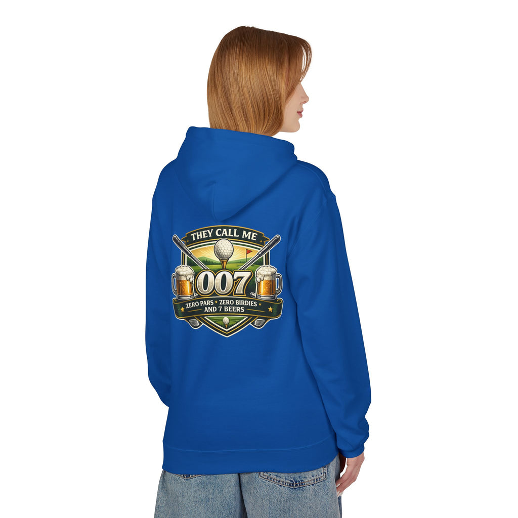 007 Pool Shark Hoodie – "They Call Me 007" Billiards & Beer Graphic Hoodie