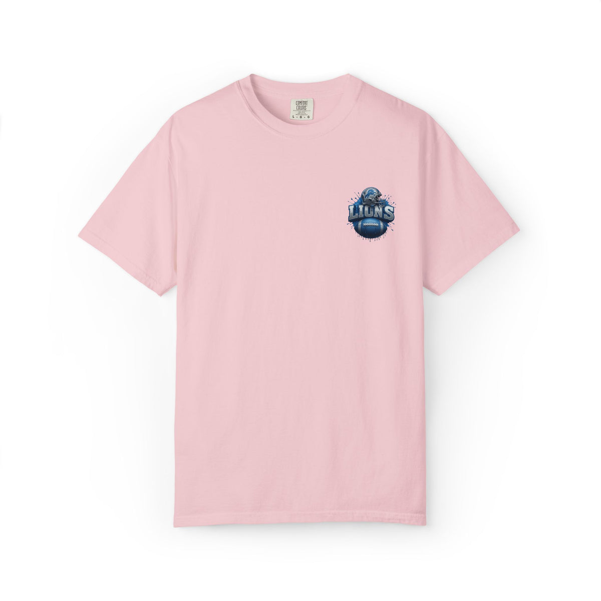 Football Graphic T-Shirt — Helmet & Ball Back Print