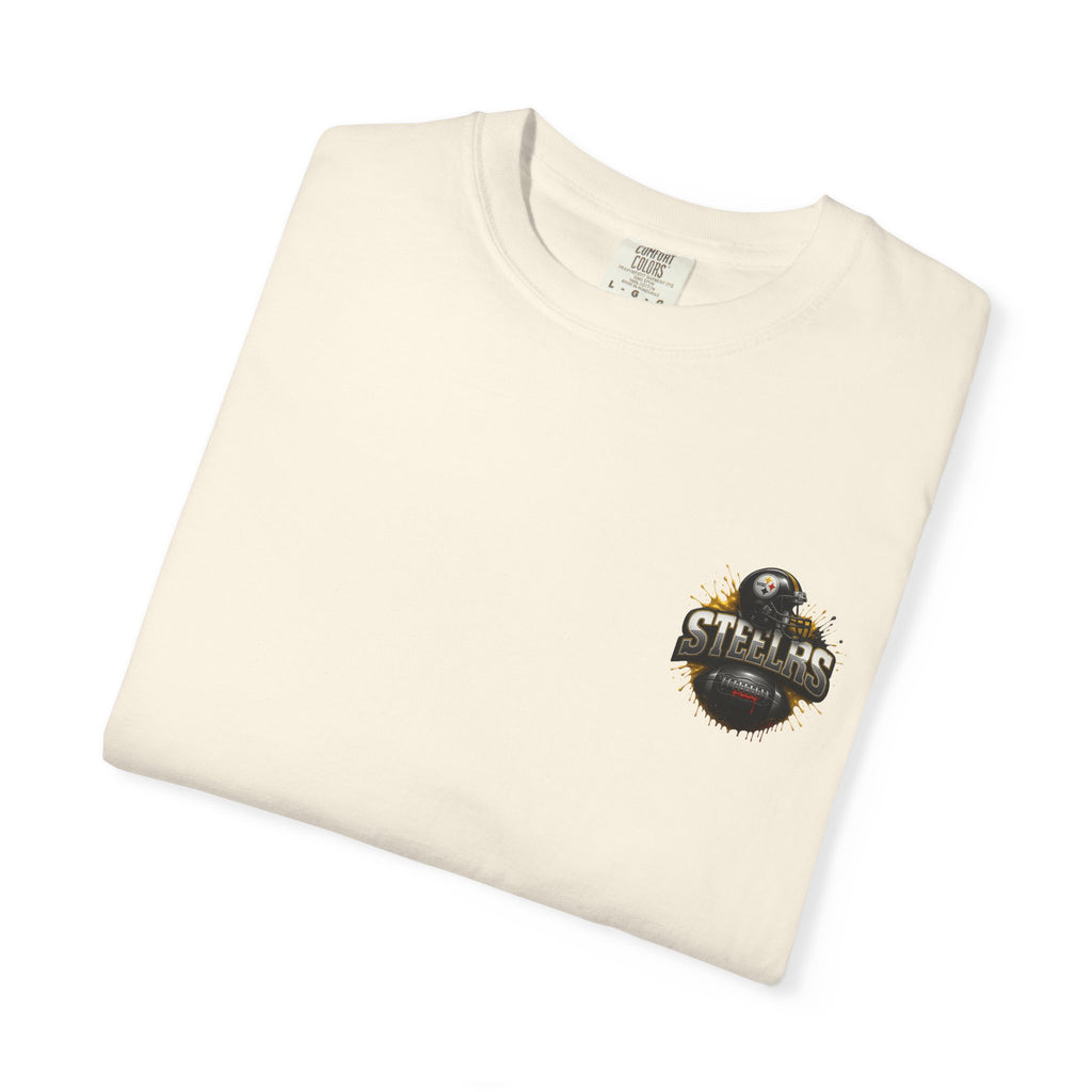 Steelers Graphic T-Shirt — Retro Helmet & Splash Logo