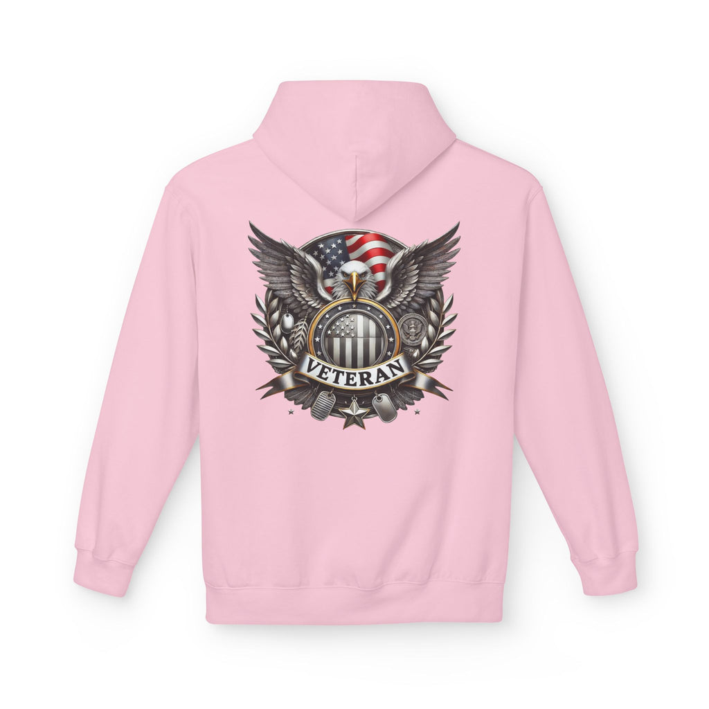 American Flag Eagle Veteran Hoodie | Patriotic Military Emblem
