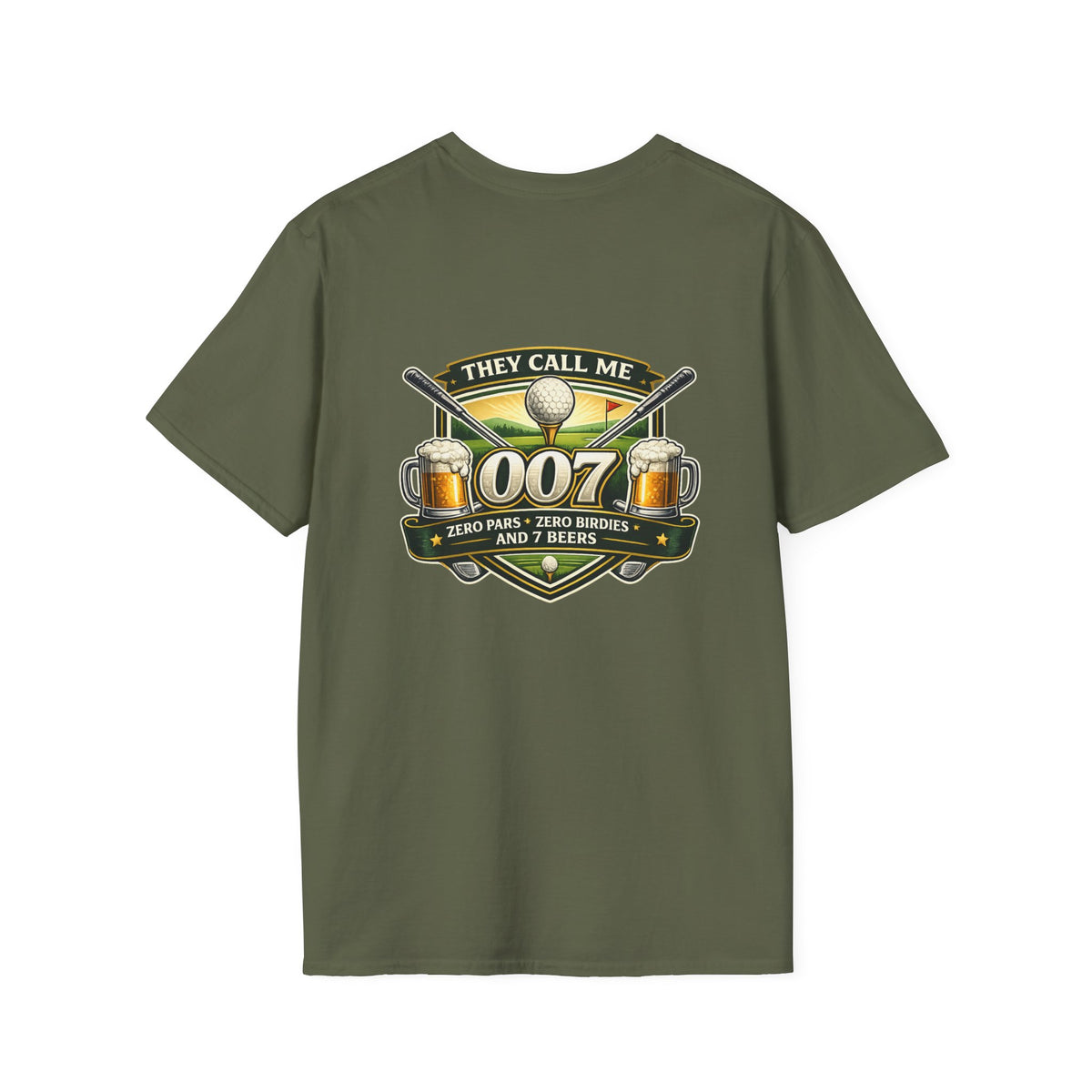 They Call Me 007 Golf Logo T-Shirt | Golfers, Beer, Funny Golf Shirt
