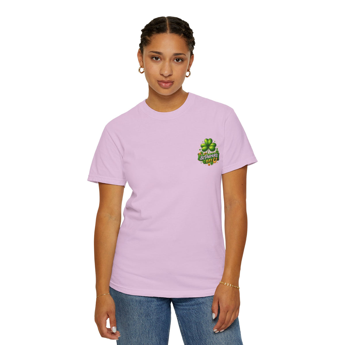 I Drink Therefore I Am Doberman St. Patrick's T-Shirt | Irish Shamrock Beer Tee
