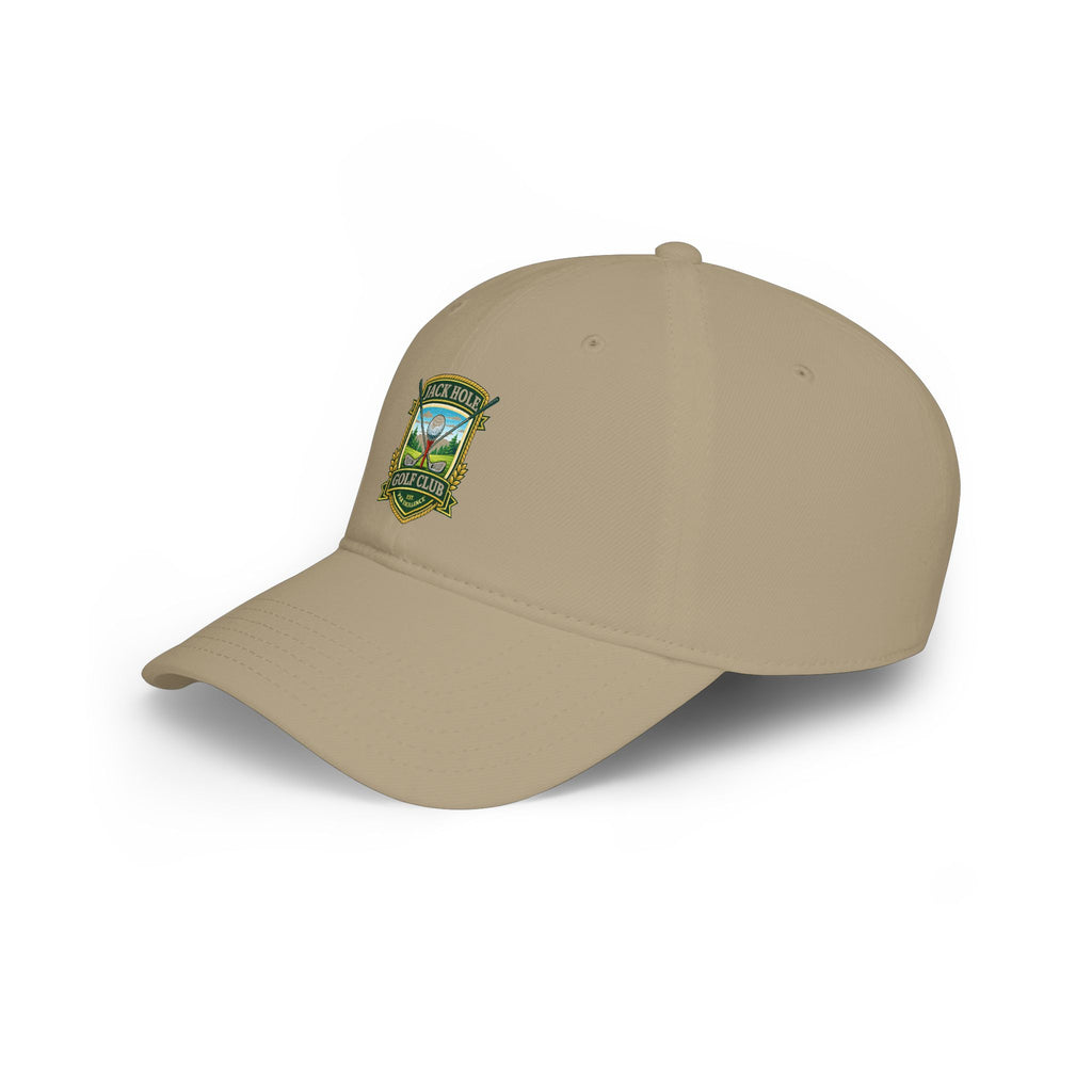 Jack Hole Golf Club crest Baseball Cap | embroidered golf logo