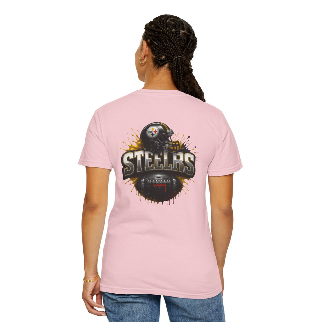 Steelers Graphic T-Shirt — Retro Helmet & Splash Logo