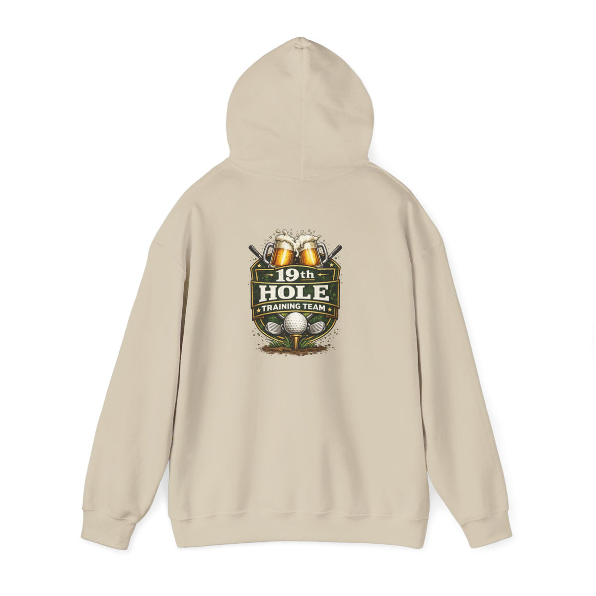19th Hole Golf Crest Hoodie | Golf Training Team sweatshirt