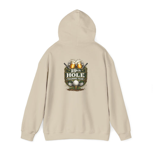 19th Hole Golf Crest Hoodie | Golf Training Team sweatshirt