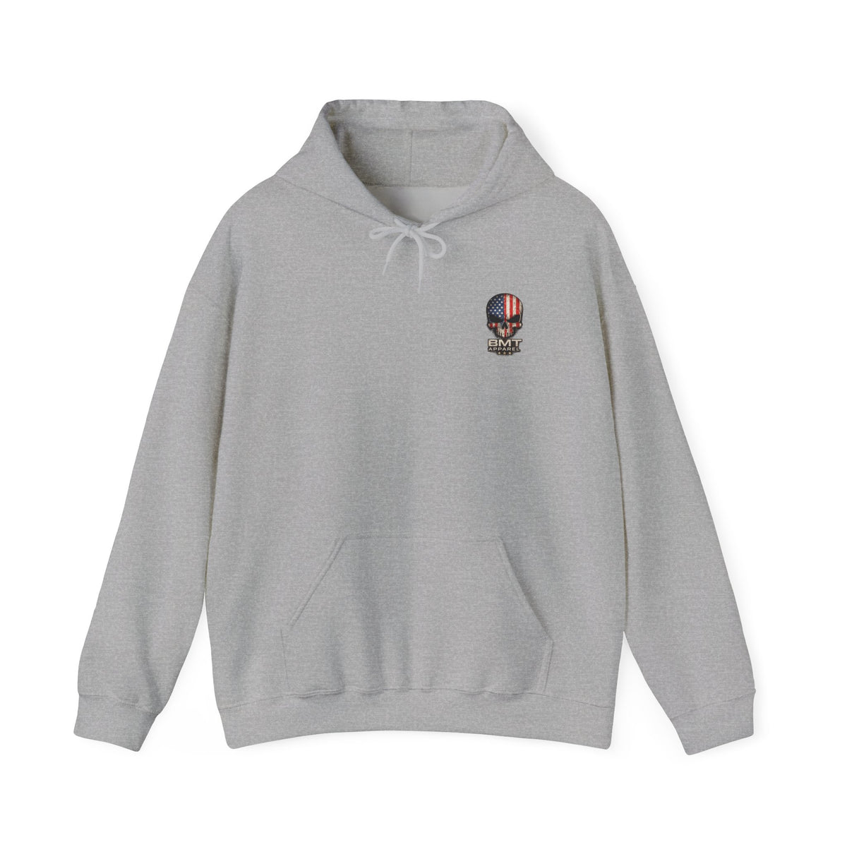 American Flag Skull Hoodie | BMT Apparel patriotic skull sweatshirt