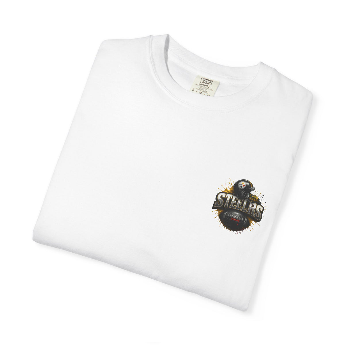 Steelers Graphic T-Shirt — Retro Helmet & Splash Logo