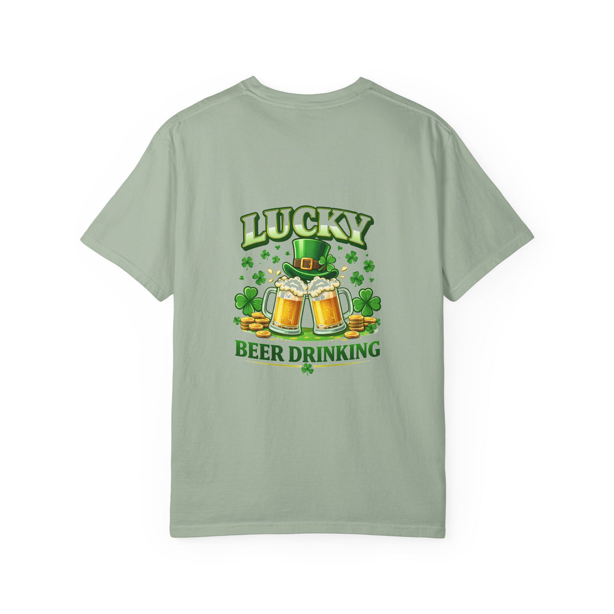 St. Patrick's Lucky Beer Drinking T-Shirt