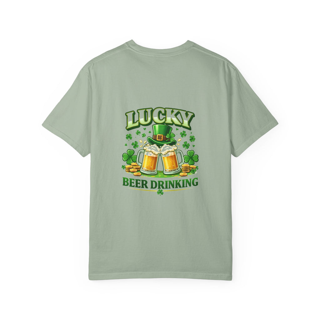 St. Patrick's Lucky Beer Drinking T-Shirt