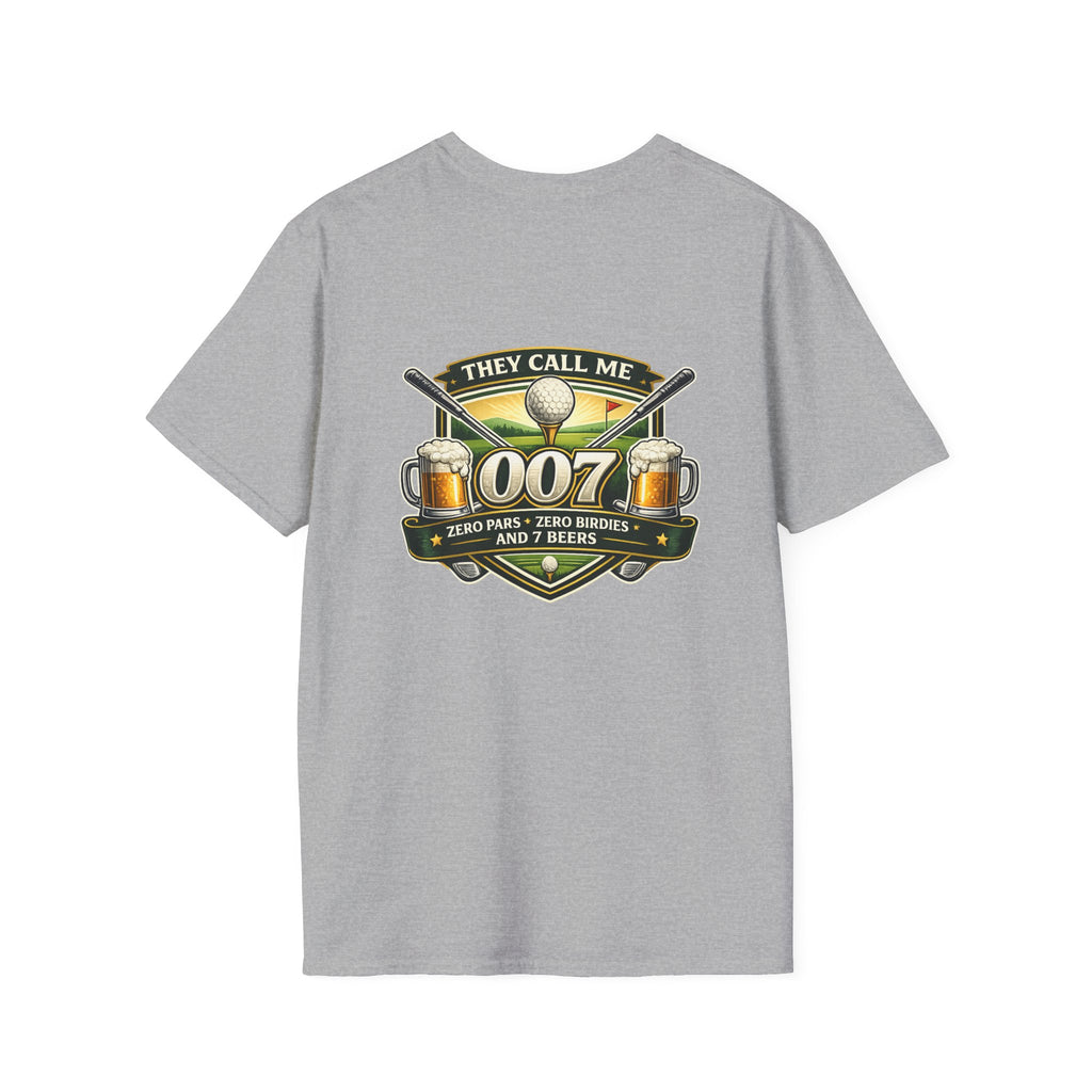 They Call Me 007 Golf Logo T-Shirt | Golfers, Beer, Funny Golf Shirt