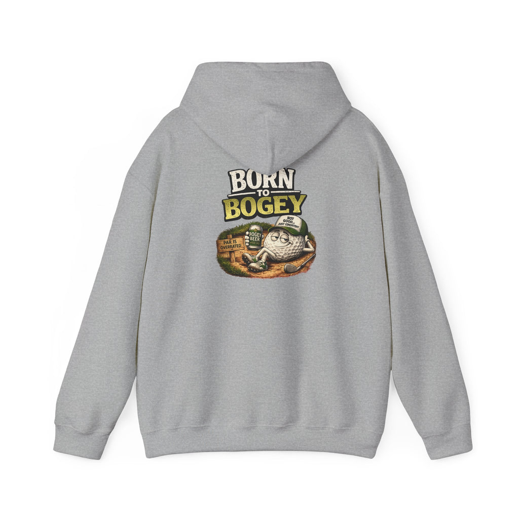Born to Bogey frog illustration Hoodie | Golf humor sweatshirt