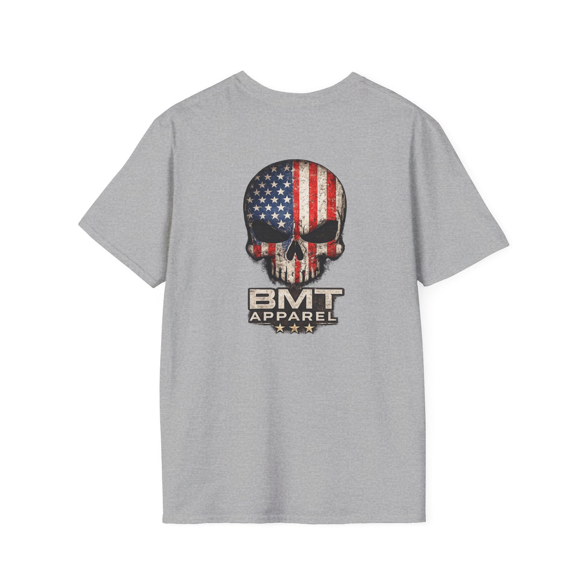 American Flag Skull T-Shirt | BMT Apparel