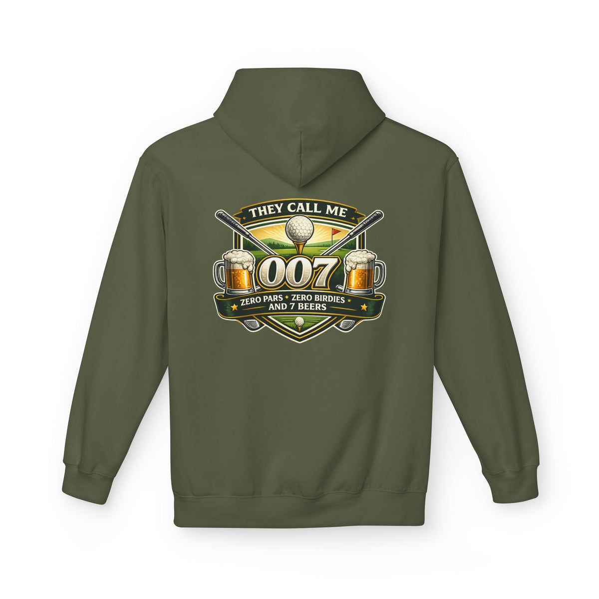 007 Pool Shark Hoodie – "They Call Me 007" Billiards & Beer Graphic Hoodie
