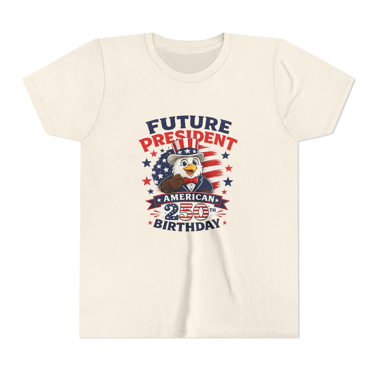 Future President Eagle Youth Tee | American 250th Birthday Patriotic Shirt