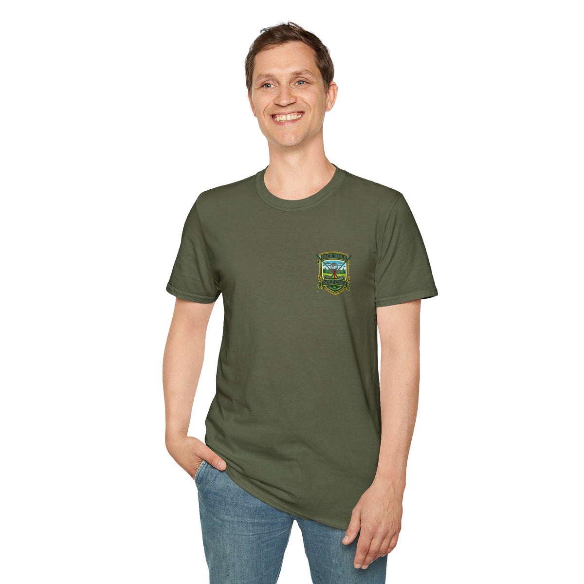 Grip It & Sip It Golf T-Shirt | Golf Club and Cocktail Graphic