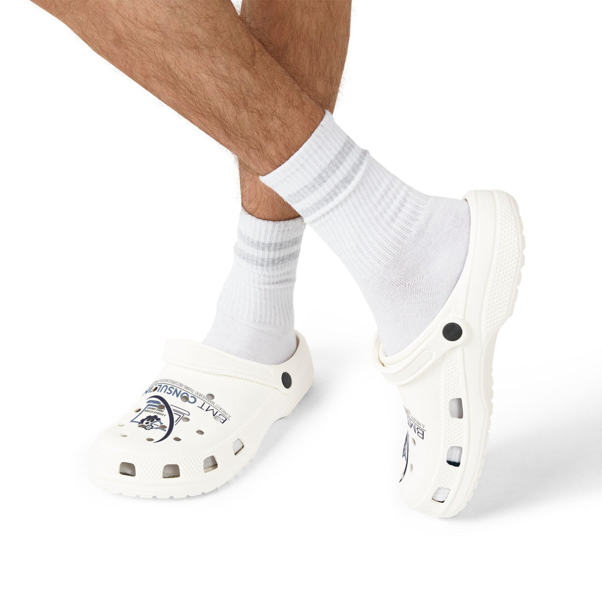 Custom EVA Foam Clogs — BMT Consulting Logo Beach Garden Shoes