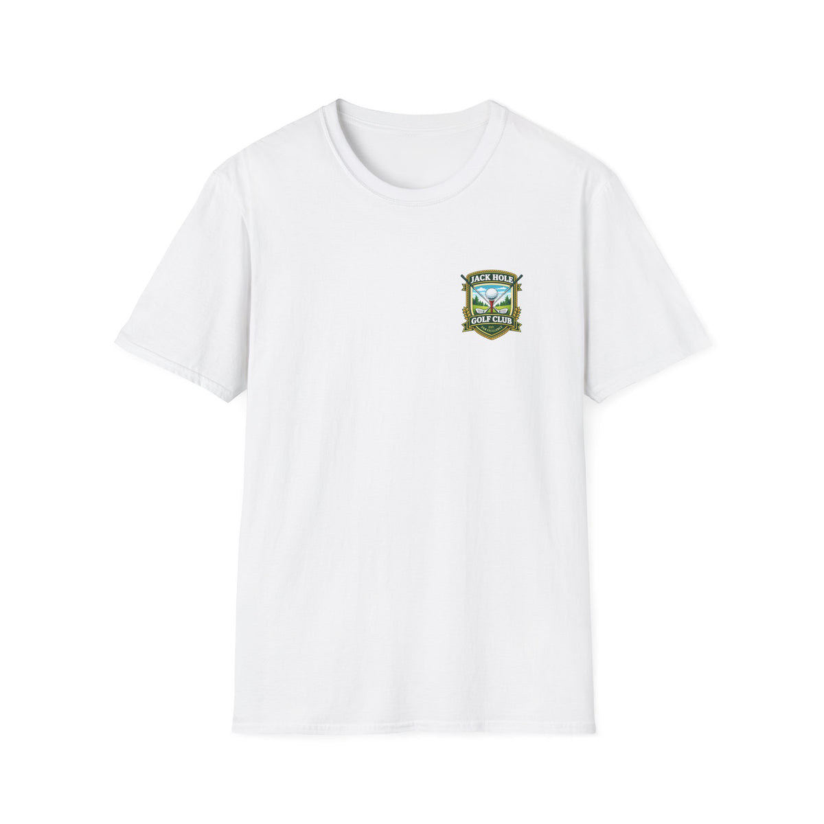19th Hole Training Team T-Shirt | Golf Logo, Beer Cheers, Golf Ball & Clubs