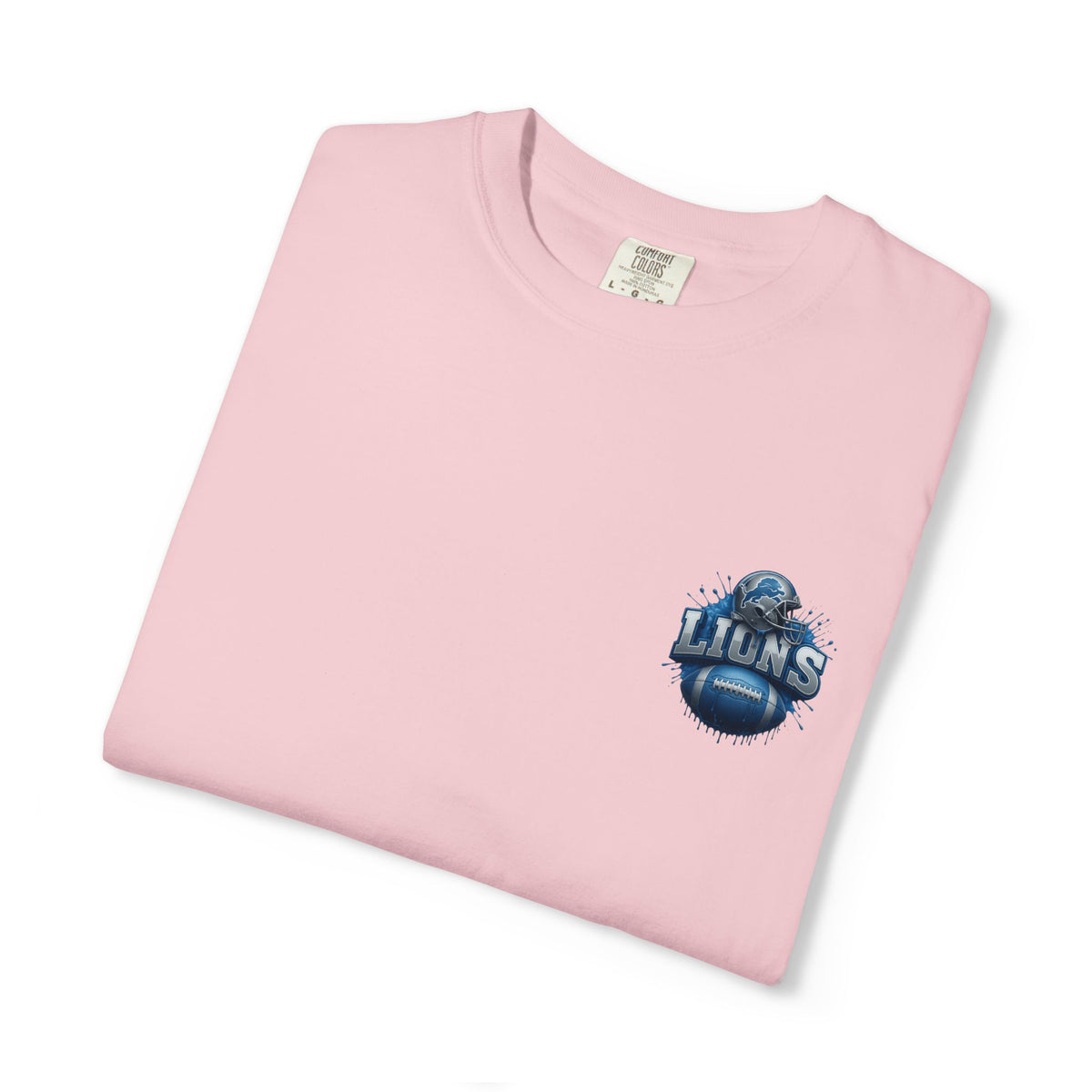 Football Graphic T-Shirt — Helmet & Ball Back Print