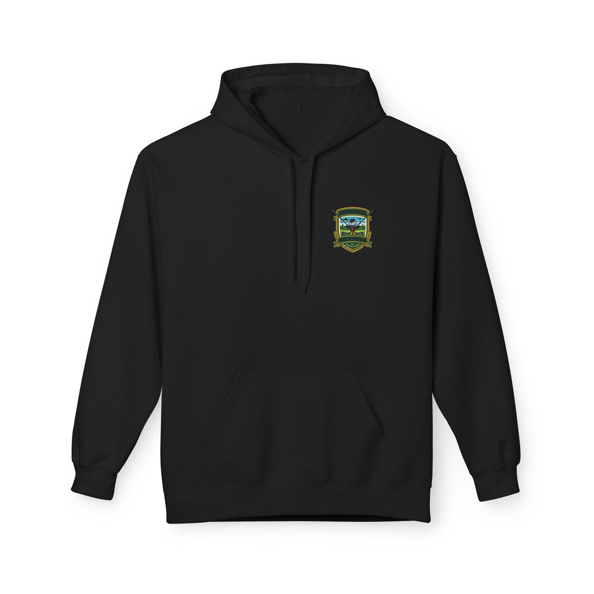 Fairways are Overrated Illustration Hoodie | 'Fairways Are Overrated' Woodland Golf Design