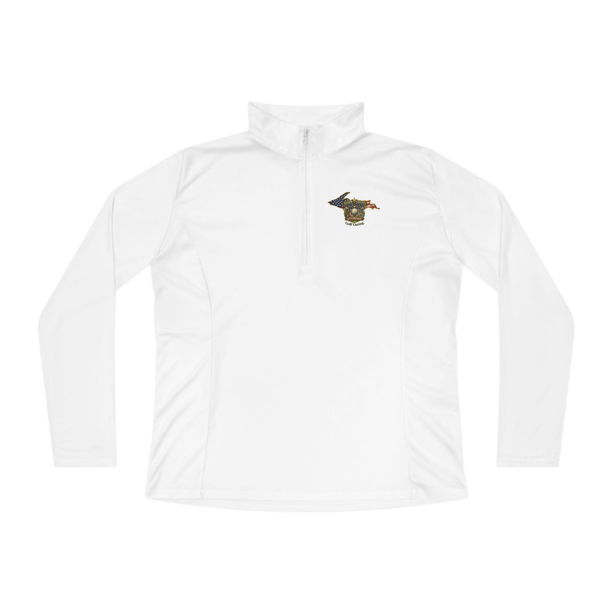 Lady's Alger Country Golf Outing Quarter-Zip Pullover | State Outline, Pet Lover