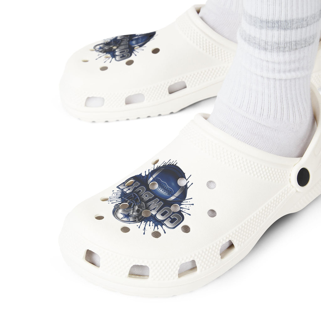 Cowboys Graphic Clog Shoes — EVA Foam Slip-On with 'Cow Boys' Design