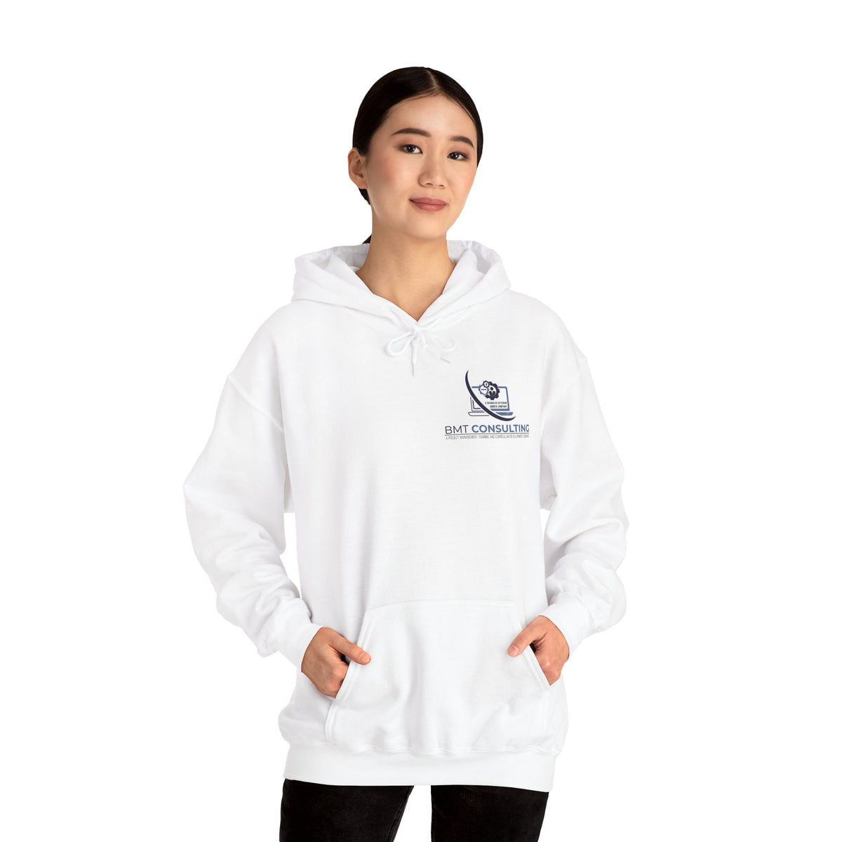 Consulting Logo Hoodie — BMT Consulting Branded Pullover