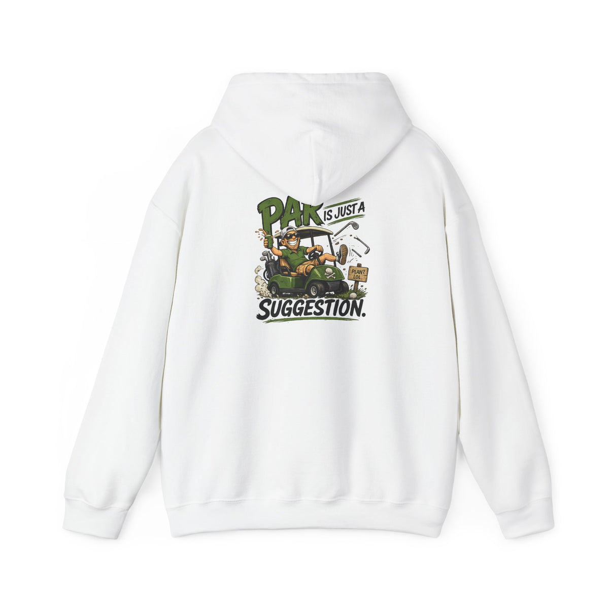 Par Is Just a Suggestion hoodie | military jeep cartoon design
