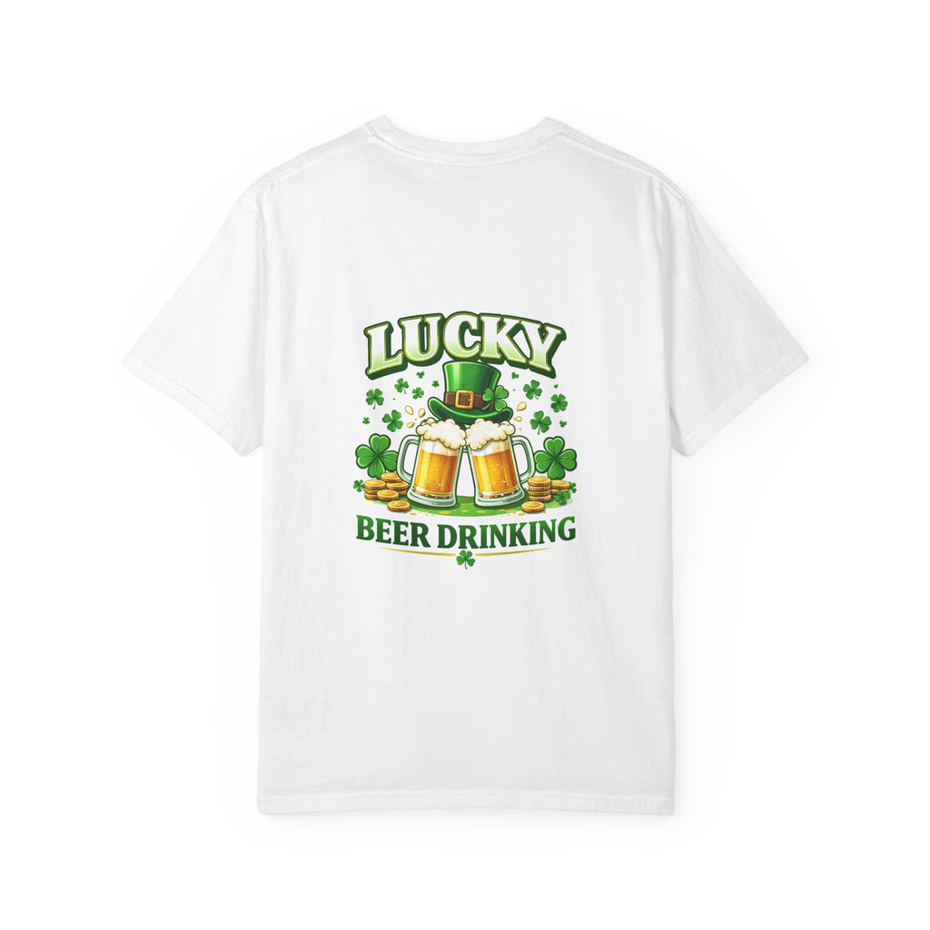St. Patrick's Lucky Beer Drinking T-Shirt