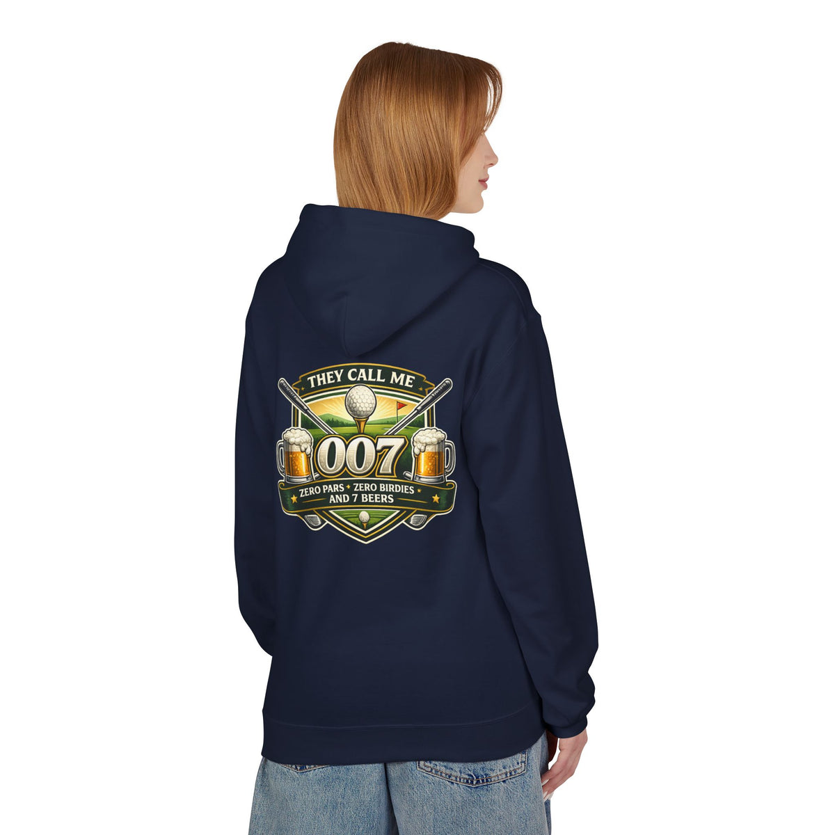 007 Pool Shark Hoodie – "They Call Me 007" Billiards & Beer Graphic Hoodie