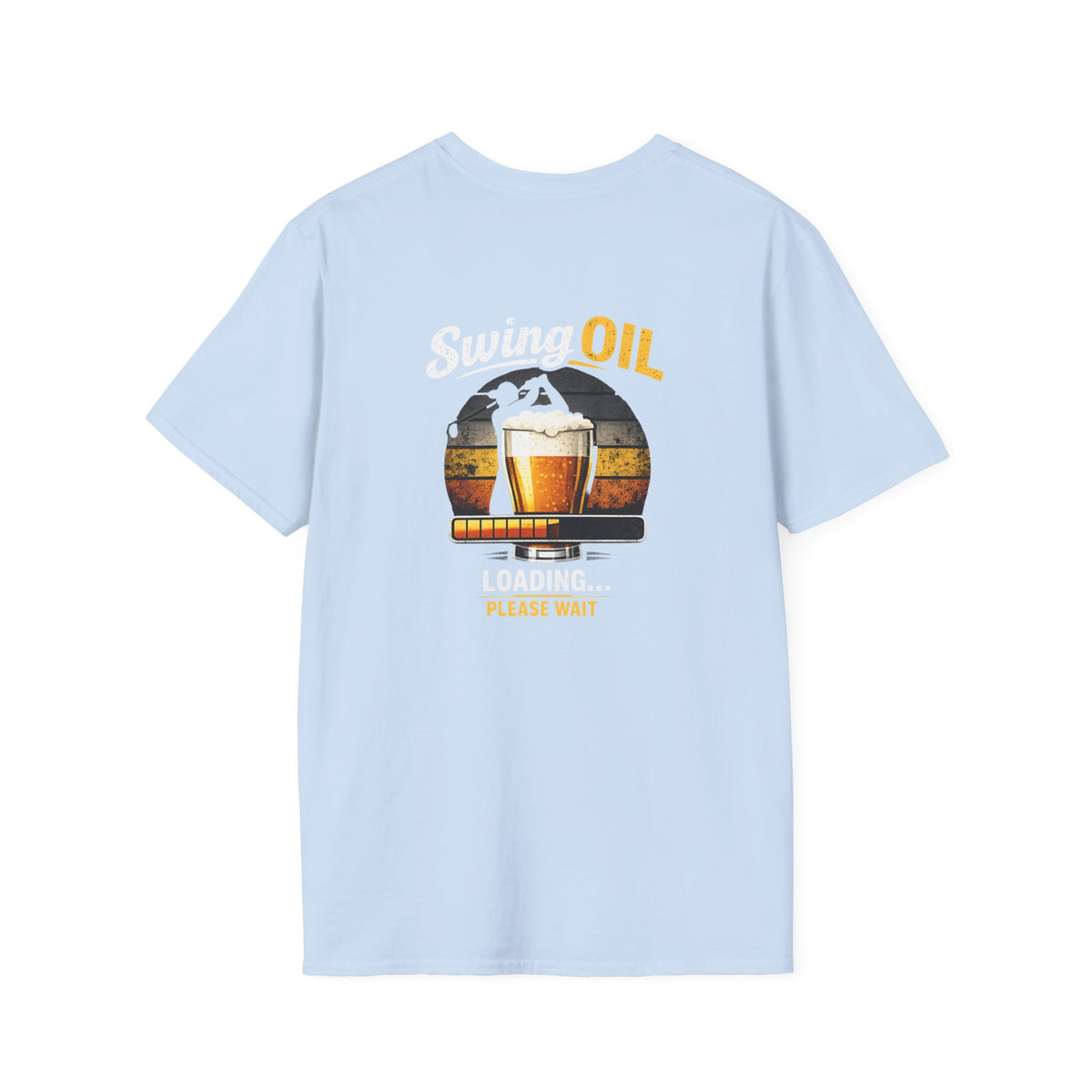 Swing Oil Company T-Shirt | Vintage Brewery Logo, Beer Glass Illustration