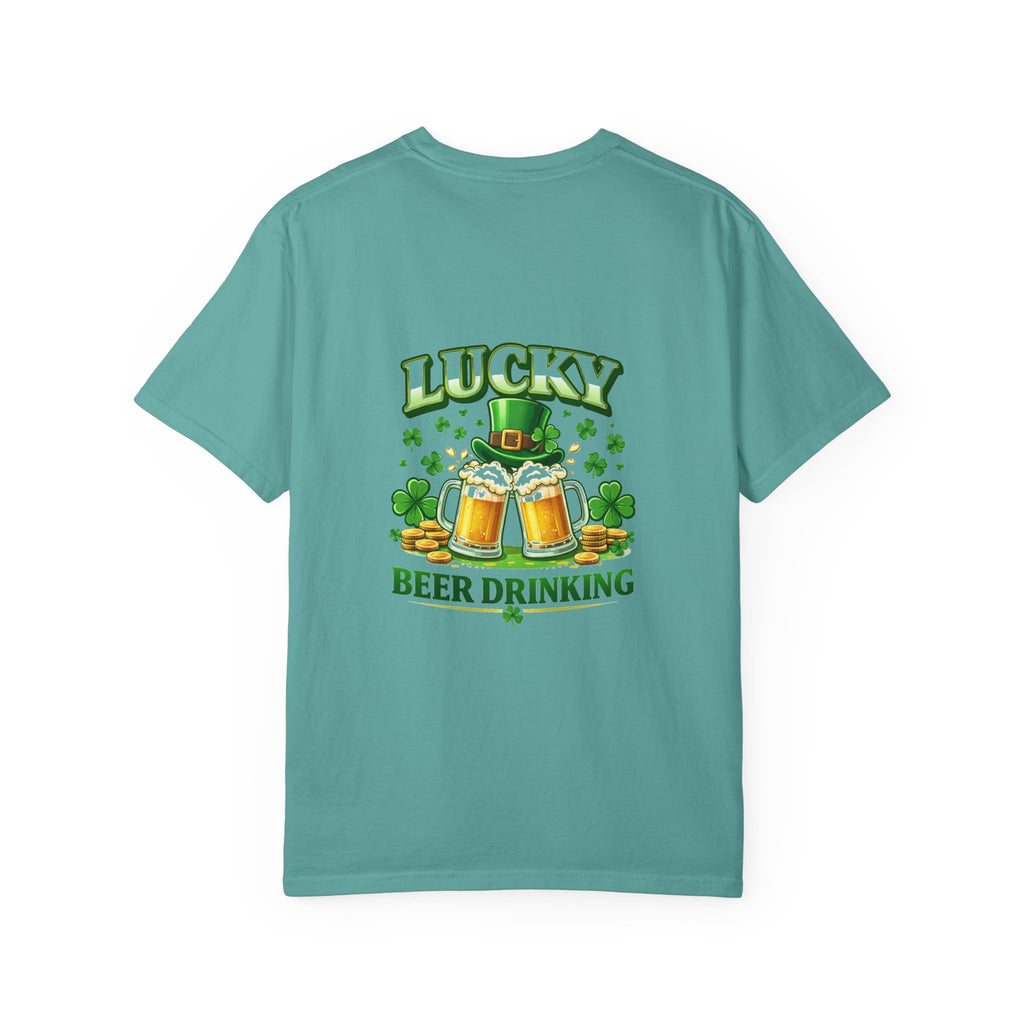St. Patrick's Lucky Beer Drinking T-Shirt
