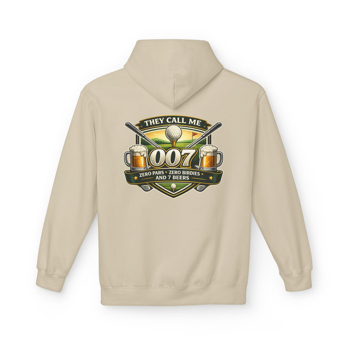 007 Pool Shark Hoodie – "They Call Me 007" Billiards & Beer Graphic Hoodie