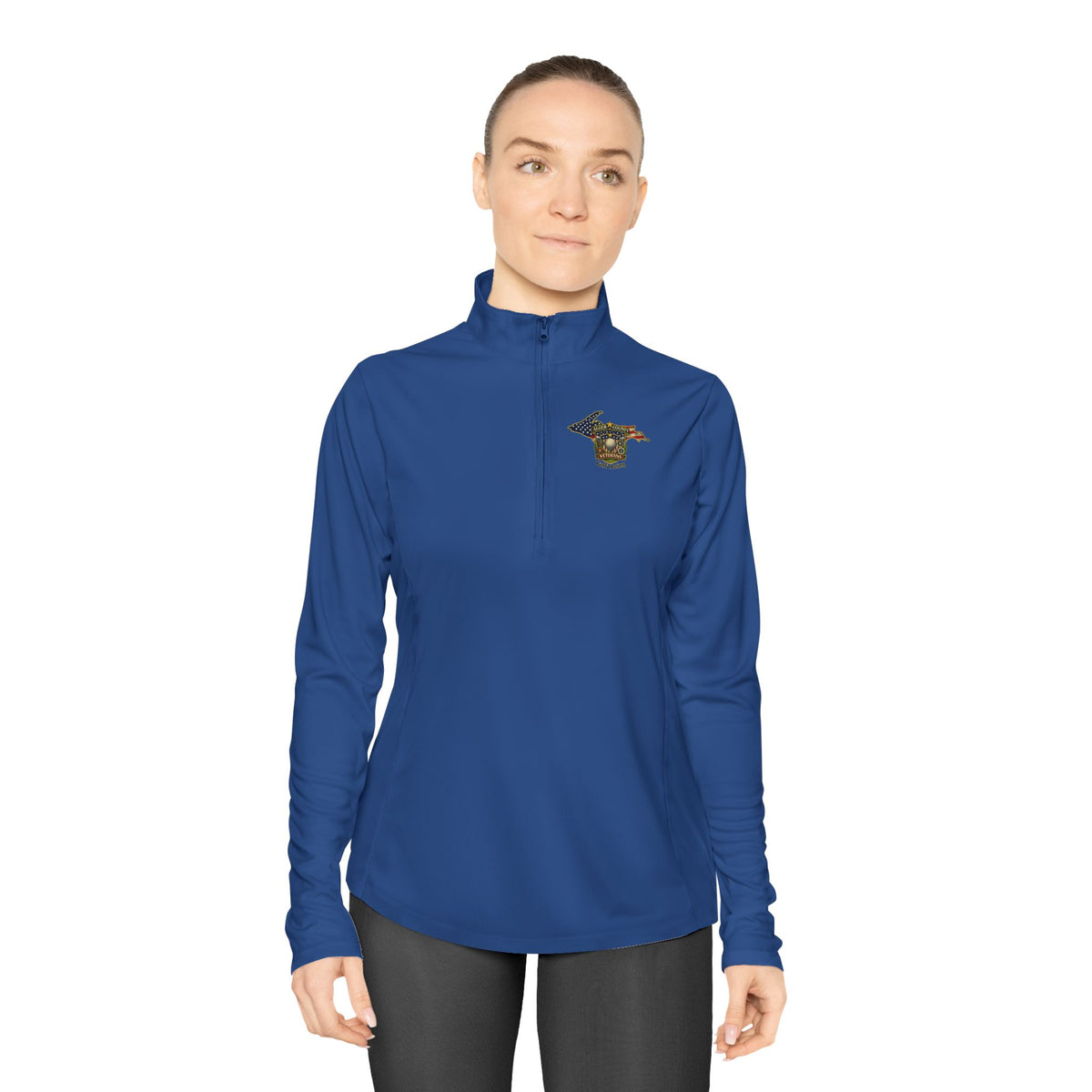 Lady's Alger Country Golf Outing Quarter-Zip Pullover | State Outline, Pet Lover