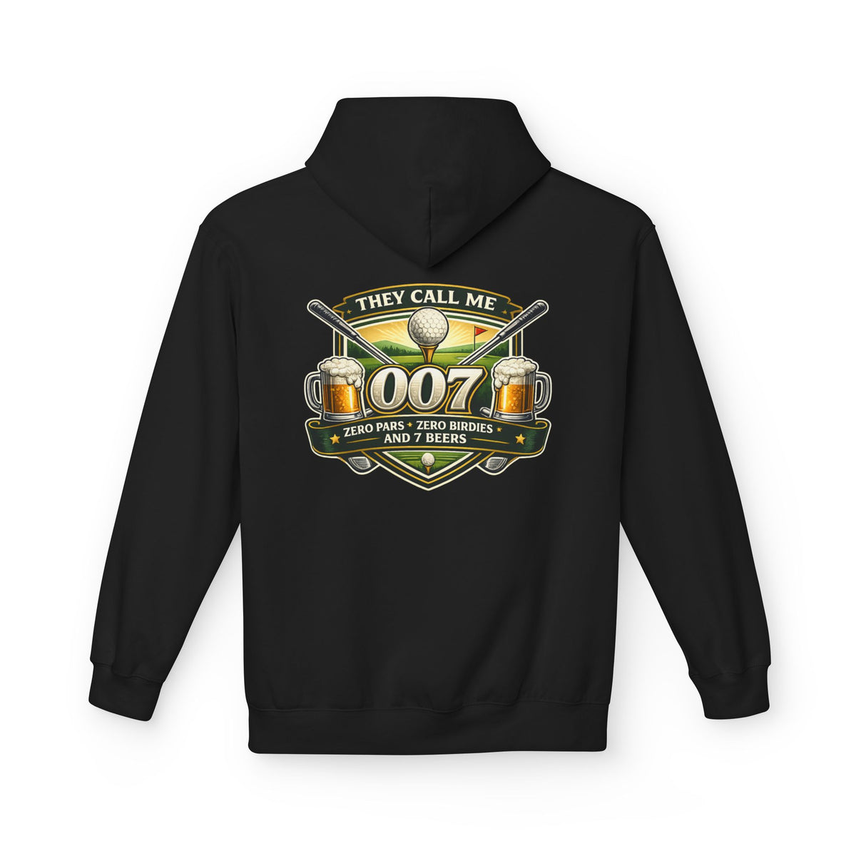 007 Pool Shark Hoodie – "They Call Me 007" Billiards & Beer Graphic Hoodie
