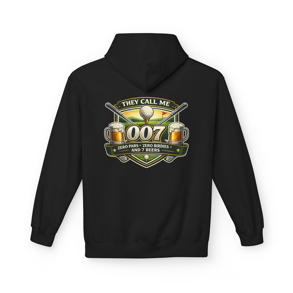 007 Pool Shark Hoodie – "They Call Me 007" Billiards & Beer Graphic Hoodie