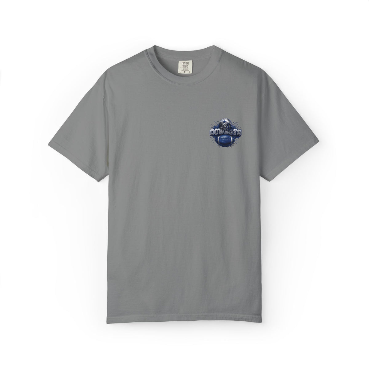 Dallas Cowboys Football T-Shirt — Team Helmet & Ball Logo Tee